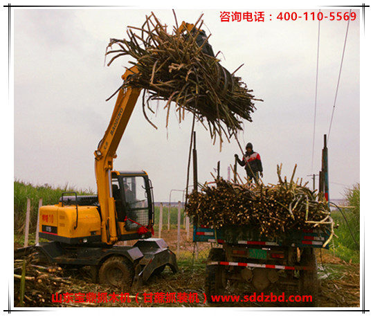 山東寶鼎抓木機(jī)（甘蔗抓裝機(jī)）產(chǎn)品