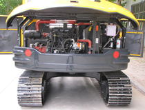 寶鼎80挖掘機(jī)機(jī)罩展示