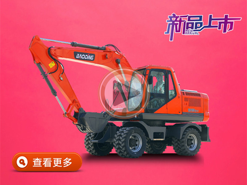 輪式挖掘機(jī)駕駛室內(nèi)視角操作視頻展示