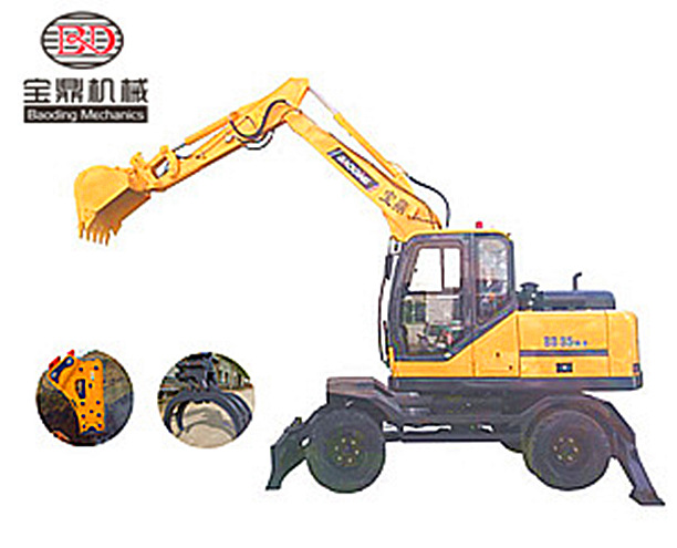 寶鼎輪式挖掘機(jī)BD95W-9型號